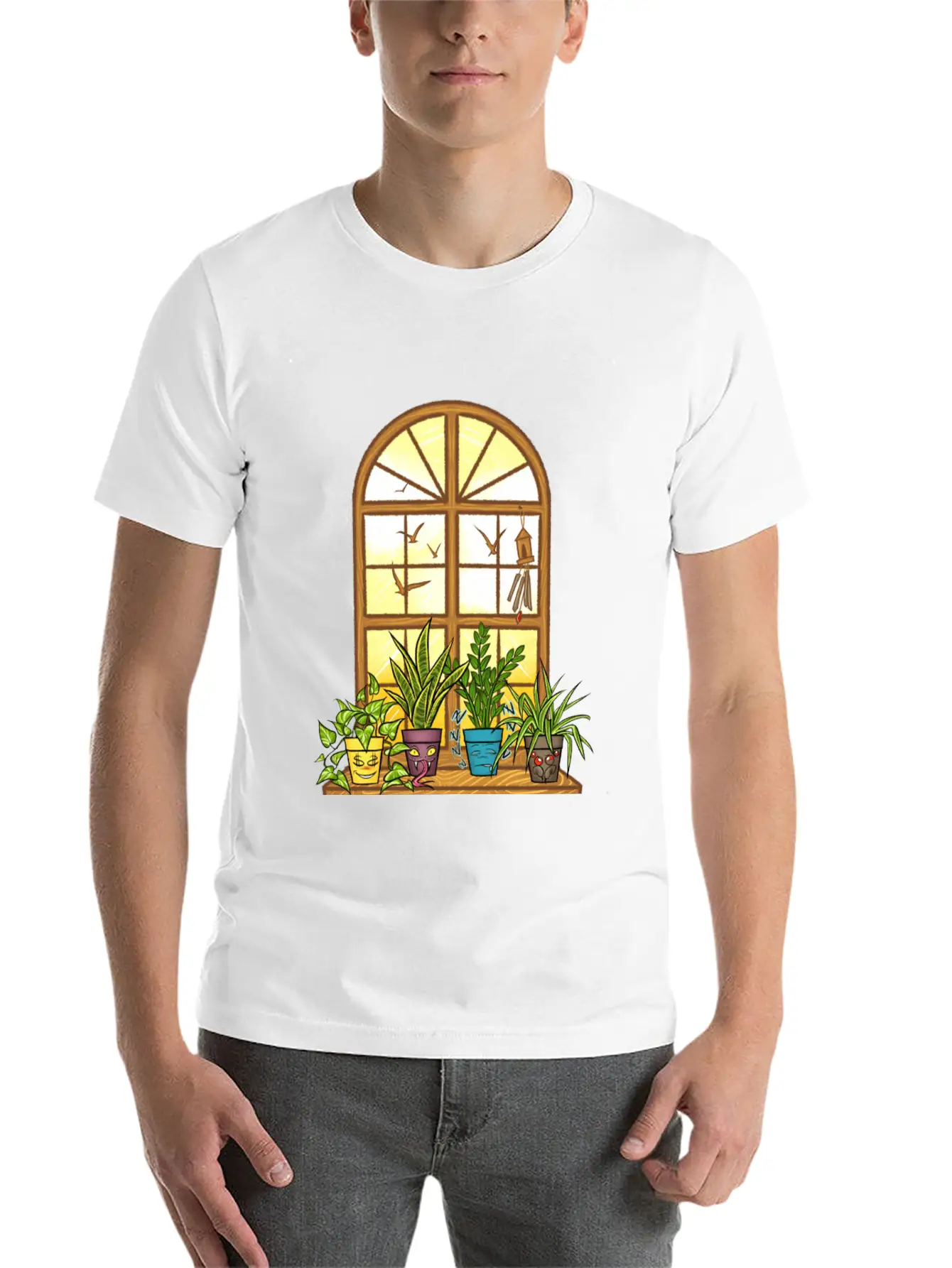 Life Of Indoor Plants- Good Morning Sunshine Stylish Everyday T-Shirt – Unisex Basic Cotton Tee