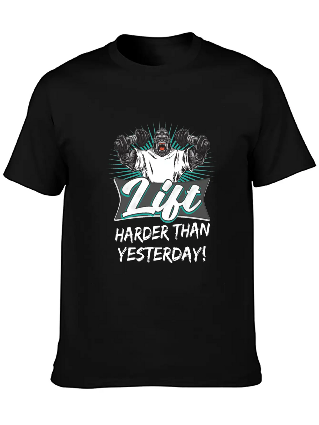 Lift Harder Than Yesterday Workout Motivation Classic Cotton Tee – Unisex Comfort For Any Season