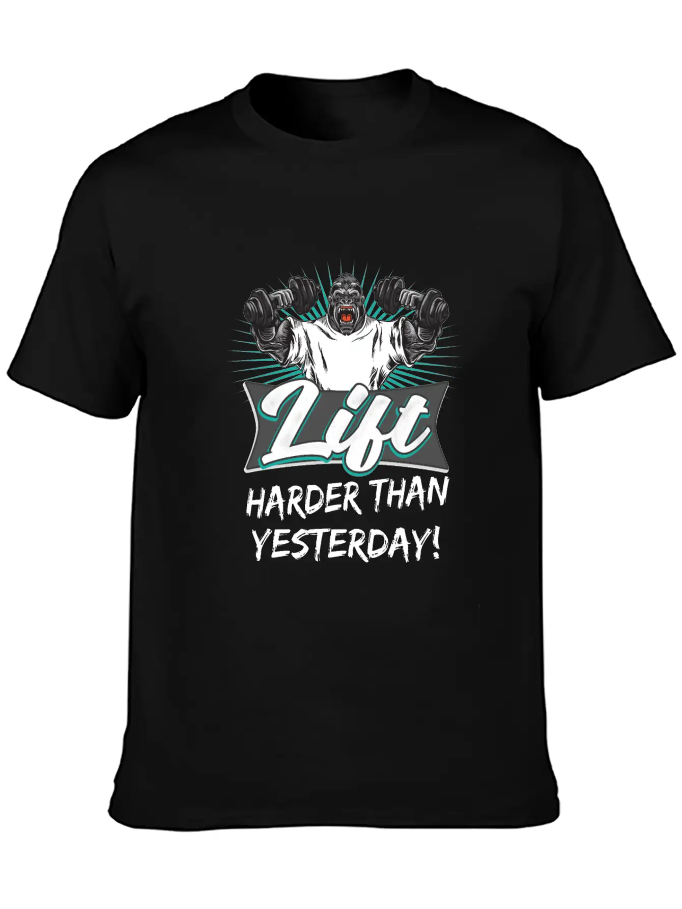 Lift Harder Than Yesterday Workout Motivation Classic Cotton Tee – Unisex Comfort For Any Season