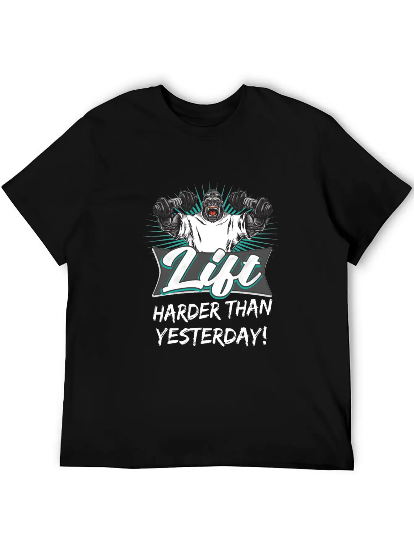 Lift Harder Than Yesterday Workout Motivation Classic Cotton Tee – Unisex Comfort For Any Season