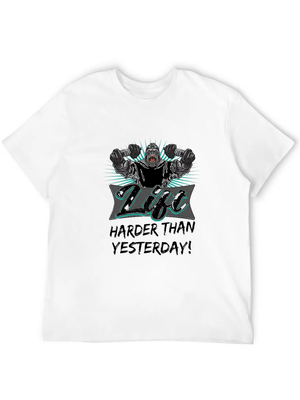 Lift Harder Than Yesterday Workout Motivation Classic Cotton Tee – Unisex Comfort For Any Season