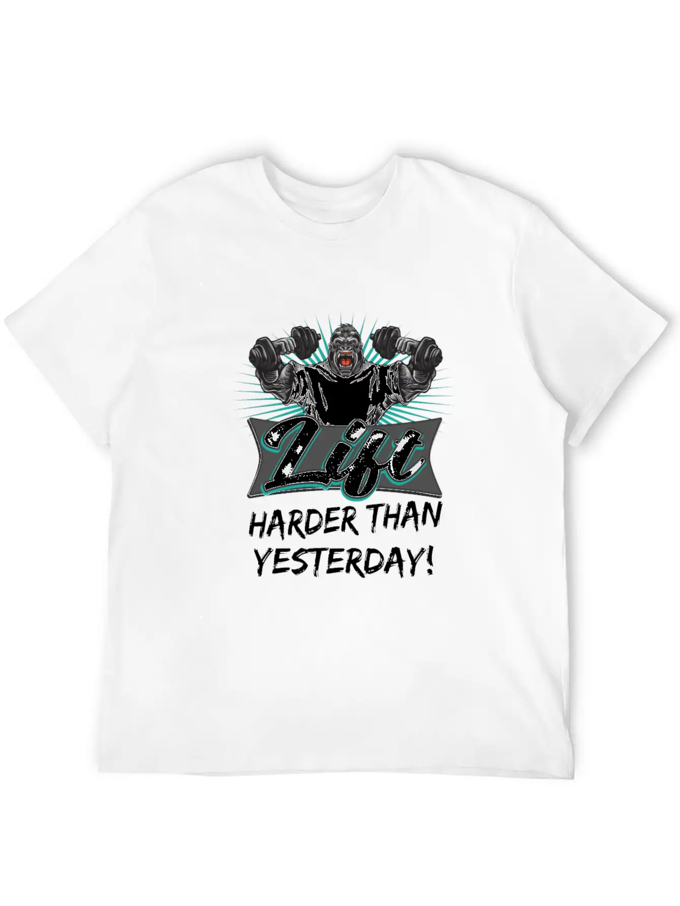 Lift Harder Than Yesterday Workout Motivation Classic Cotton Tee – Unisex Comfort For Any Season
