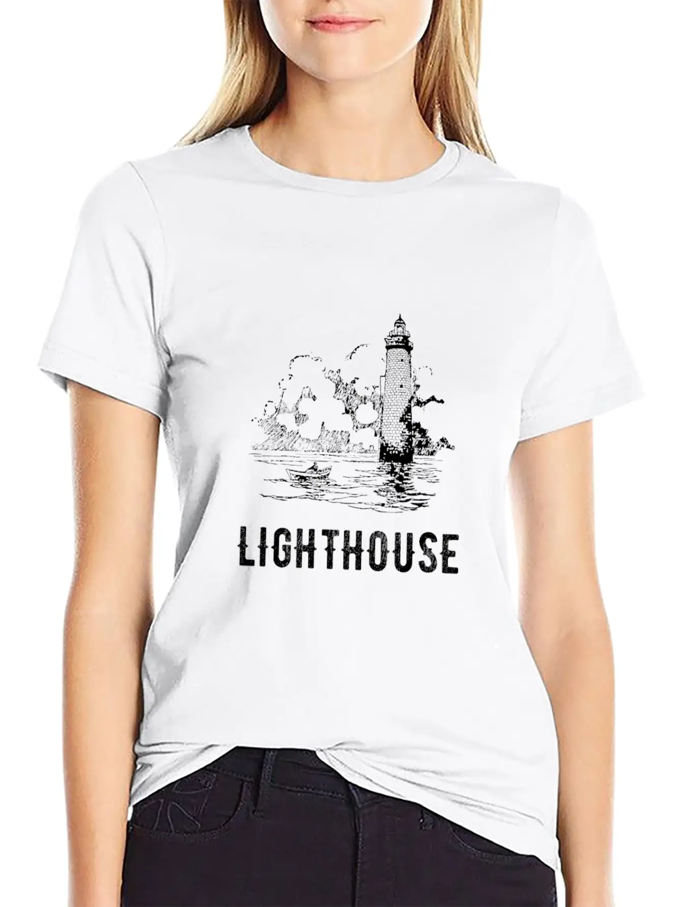 Light House 2 Classic Cotton Tee – Unisex Comfort For Any Season