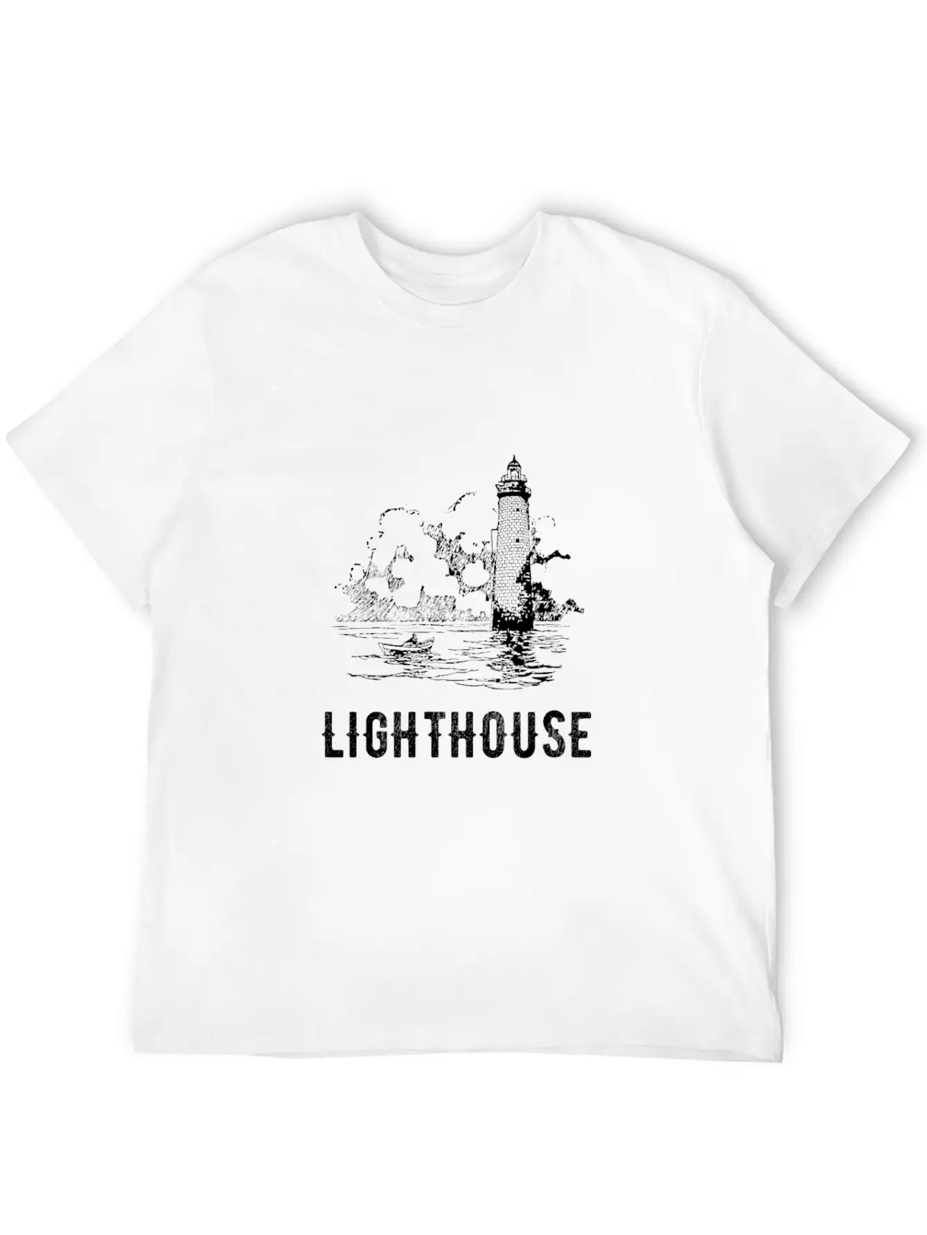 Light House 2 Classic Cotton Tee – Unisex Comfort For Any Season