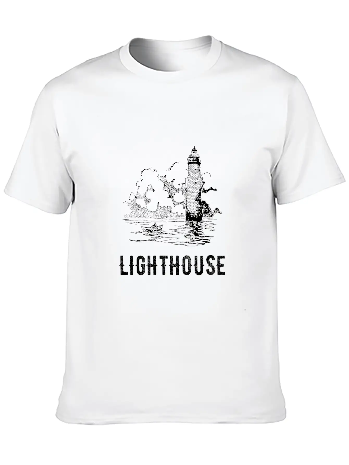 Light House 2 Classic Cotton Tee – Unisex Comfort For Any Season