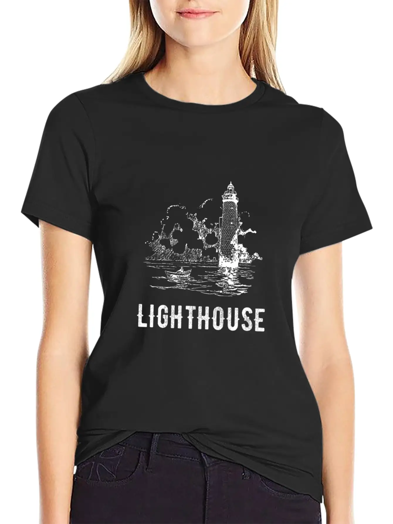 Light House 2 Classic Cotton Tee – Unisex Comfort For Any Season