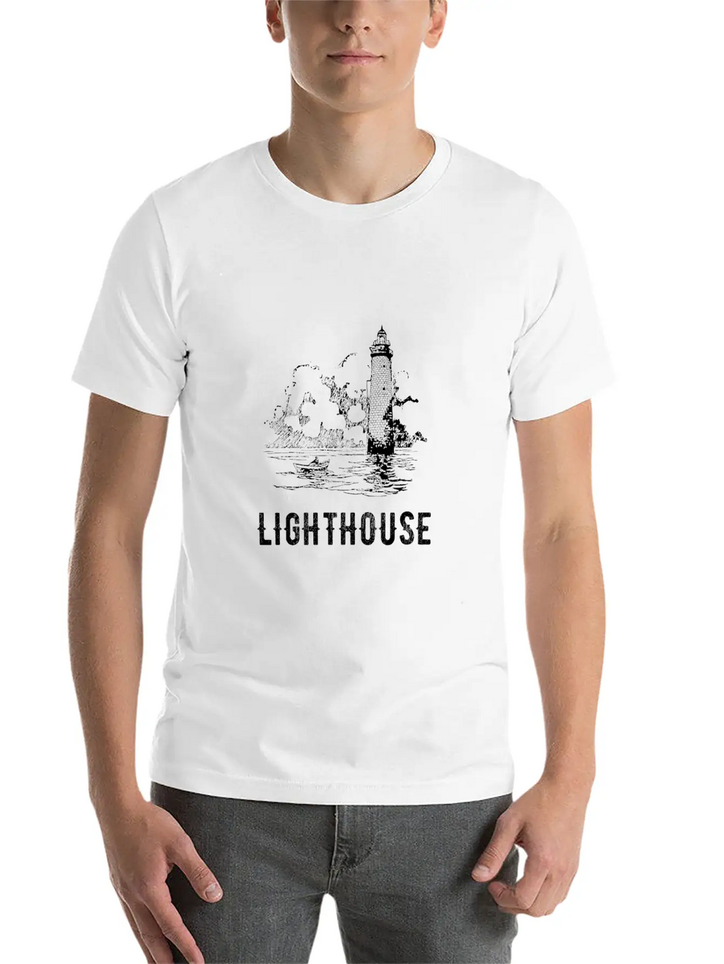 Light House 2 Classic Cotton Tee – Unisex Comfort For Any Season
