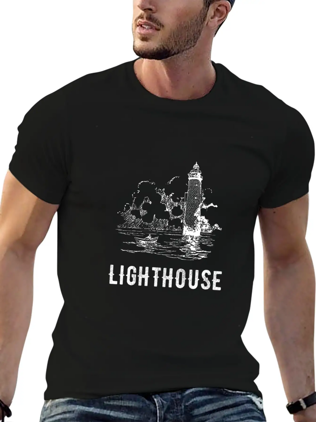 Light House 2 Classic Cotton Tee – Unisex Comfort For Any Season
