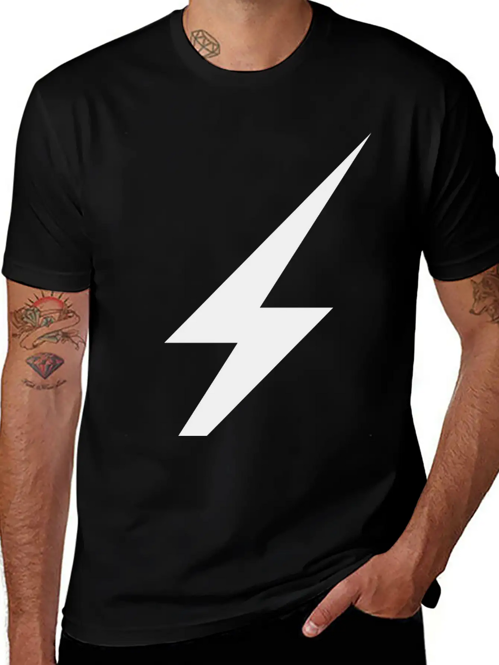 Lightning Basic Graphic T-Shirt – Daily Comfort In Soft Cotton