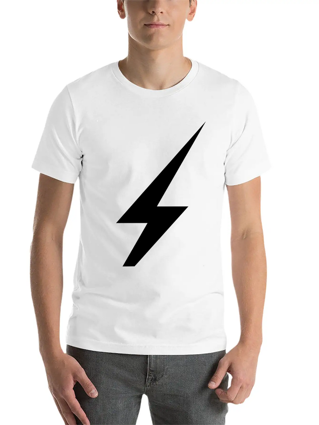 Lightning Basic Graphic T-Shirt – Daily Comfort In Soft Cotton