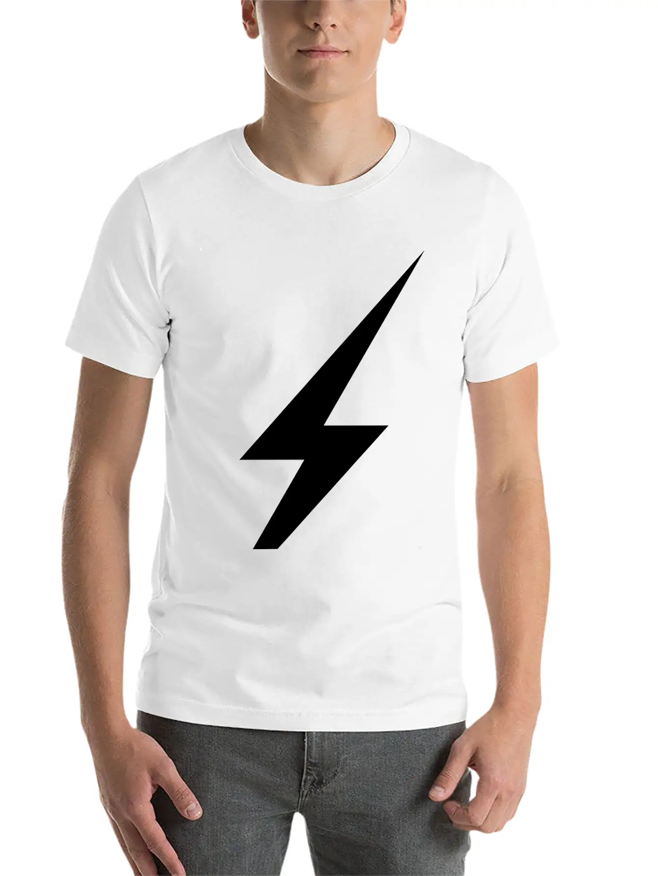 Lightning Basic Graphic T-Shirt – Daily Comfort In Soft Cotton