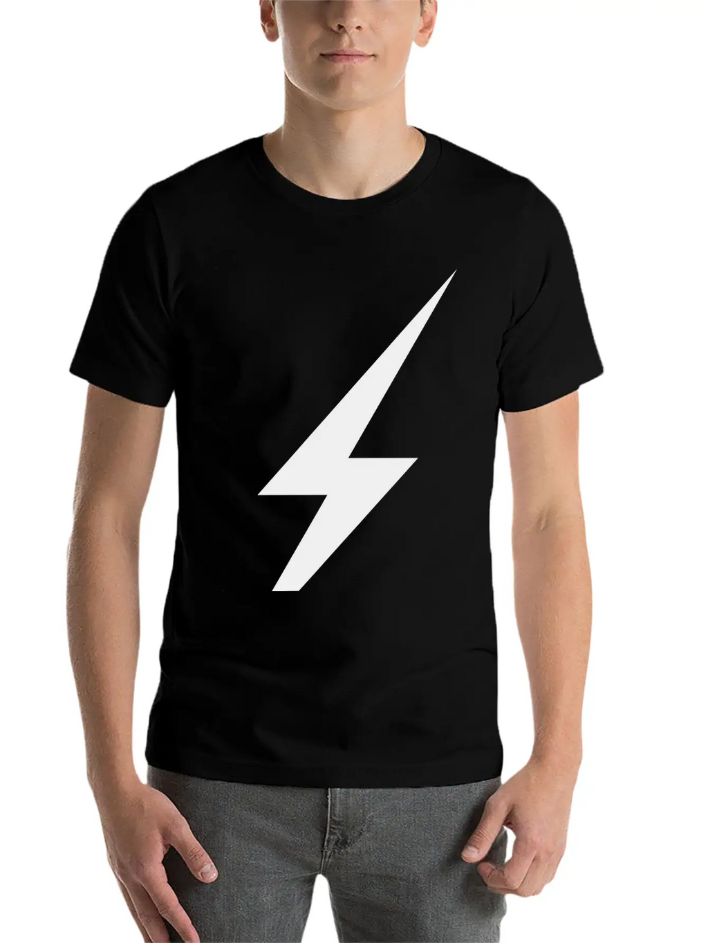 Lightning Basic Graphic T-Shirt – Daily Comfort In Soft Cotton