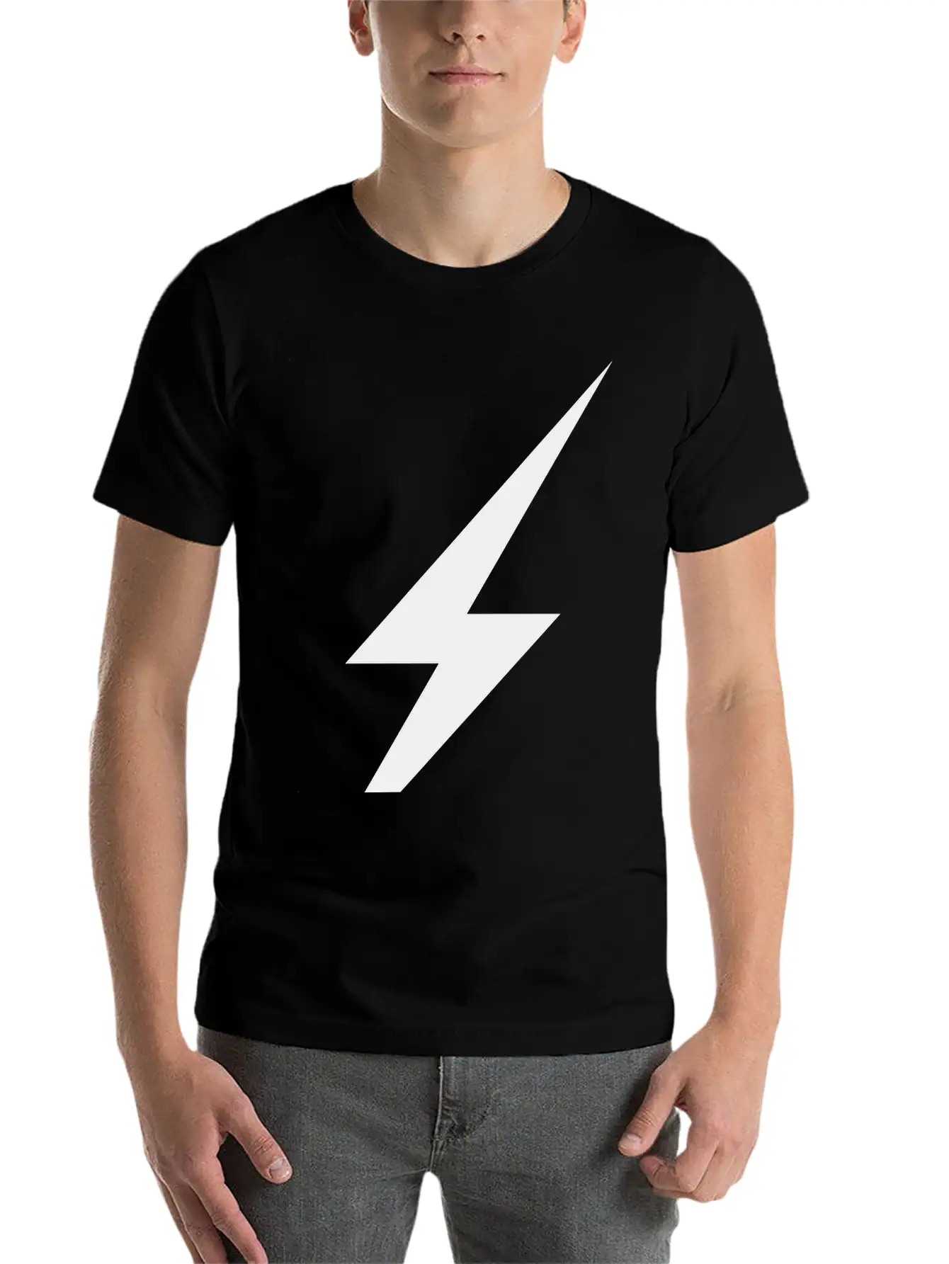 Lightning Basic Graphic T-Shirt – Daily Comfort In Soft Cotton