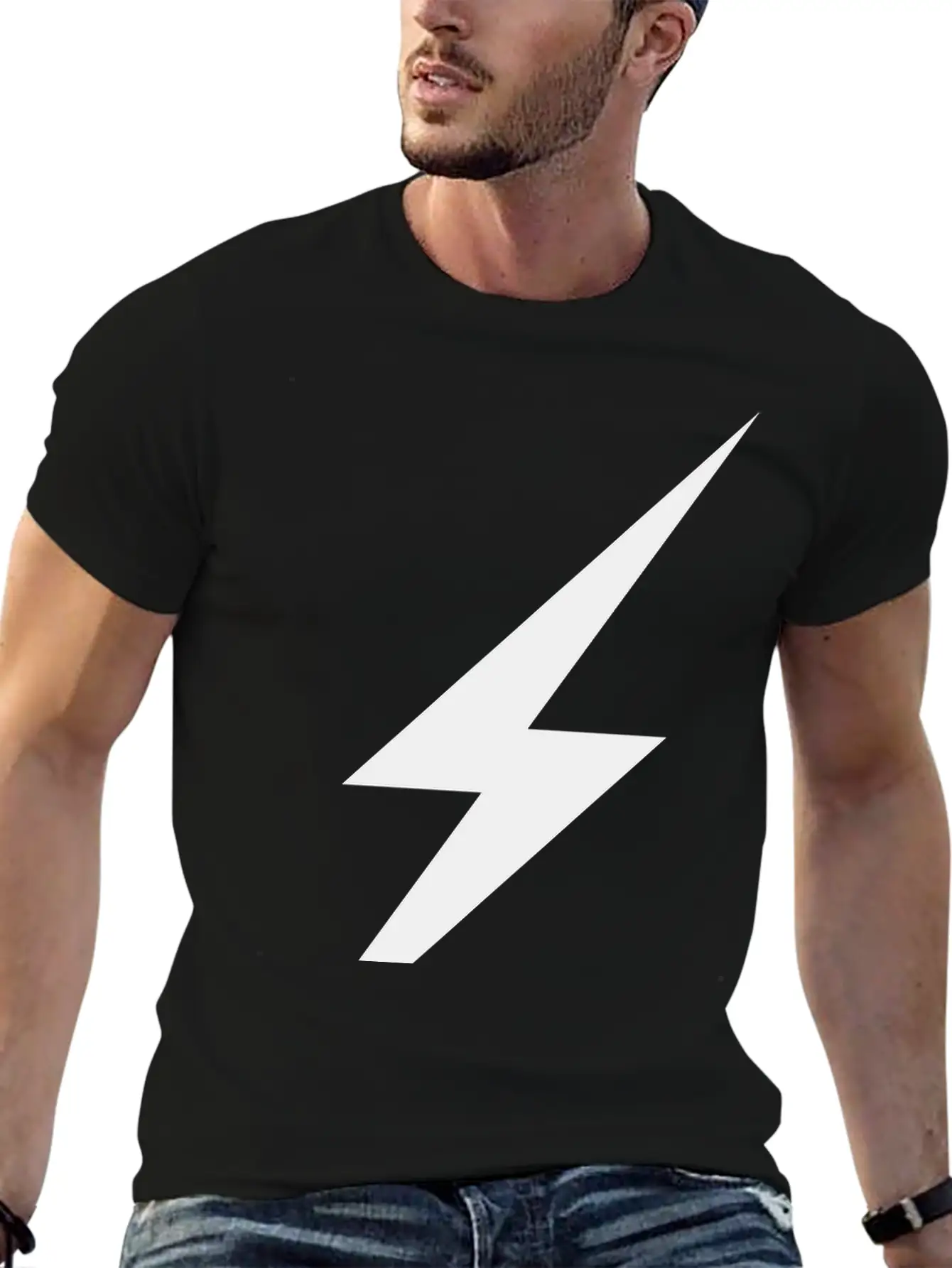 Lightning Basic Graphic T-Shirt – Daily Comfort In Soft Cotton