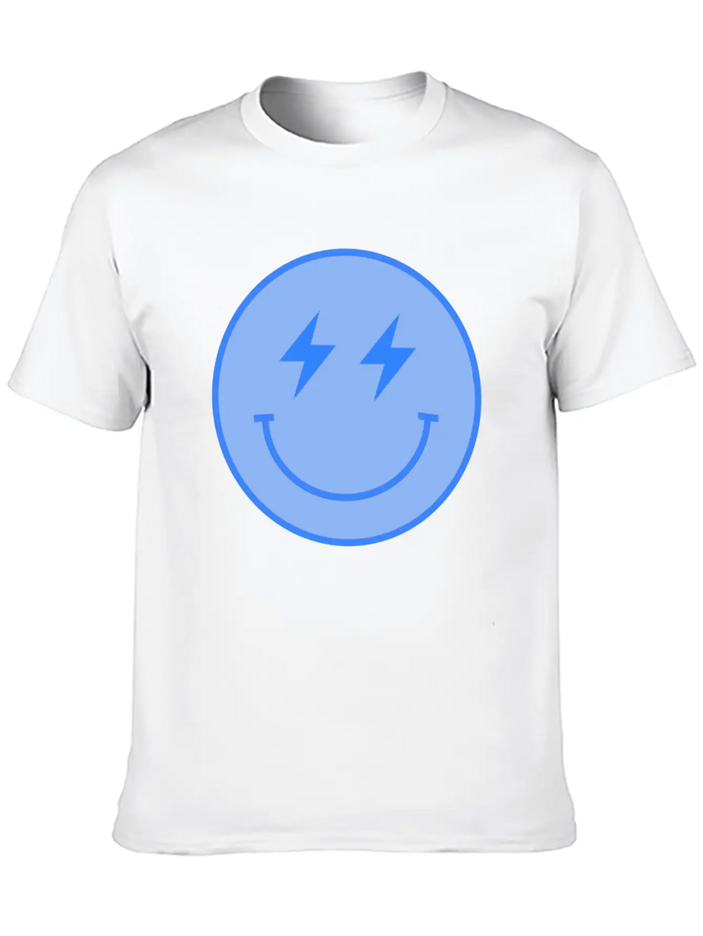 Lightning Blue Unisex Casual T-Shirt – Clean Design For Daily Comfort