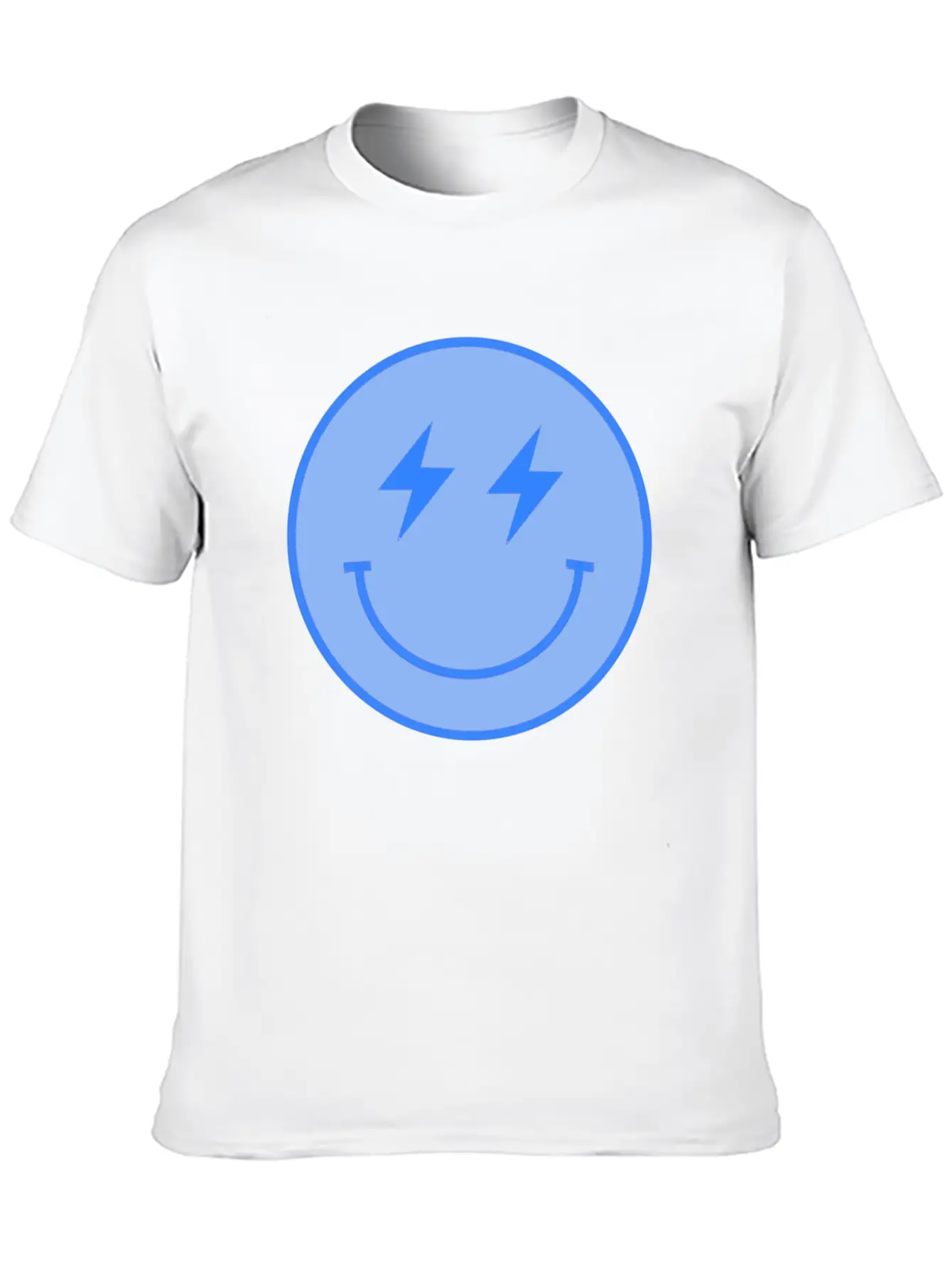 Lightning Blue Unisex Casual T-Shirt – Clean Design For Daily Comfort