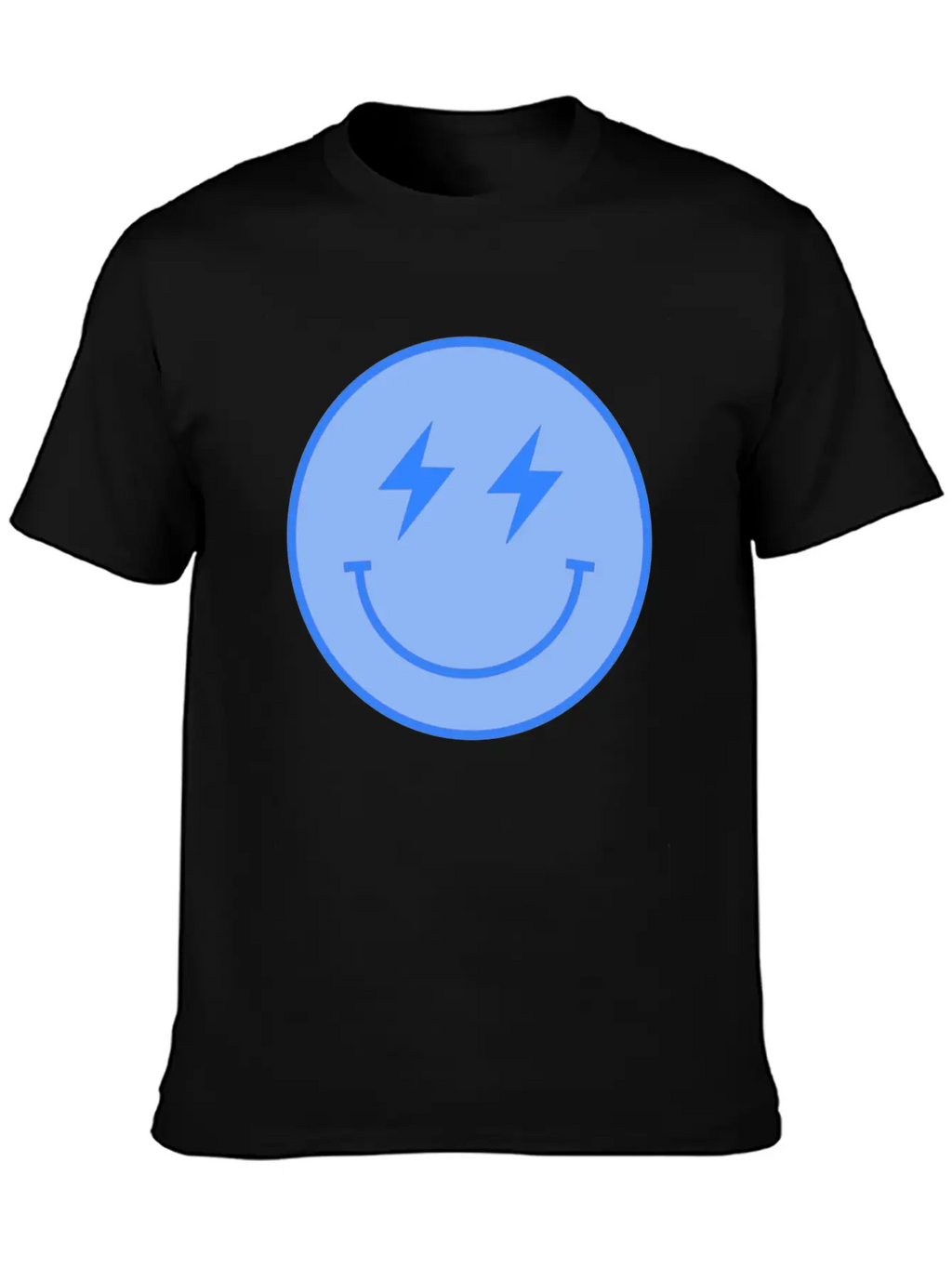 Lightning Blue Unisex Casual T-Shirt – Clean Design For Daily Comfort