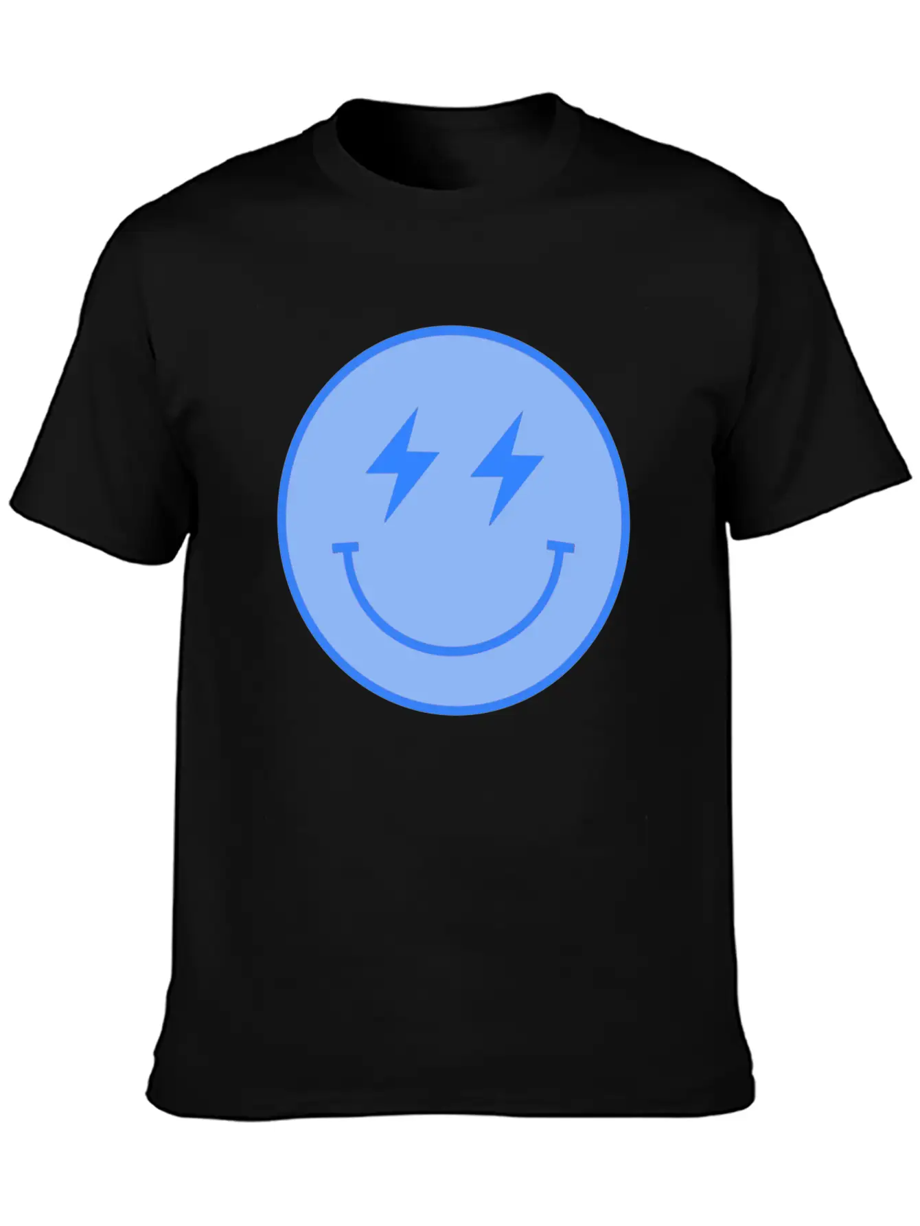 Lightning Blue Unisex Casual T-Shirt – Clean Design For Daily Comfort