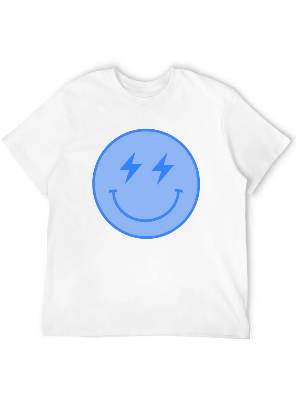 Lightning Blue Unisex Casual T-Shirt – Clean Design For Daily Comfort