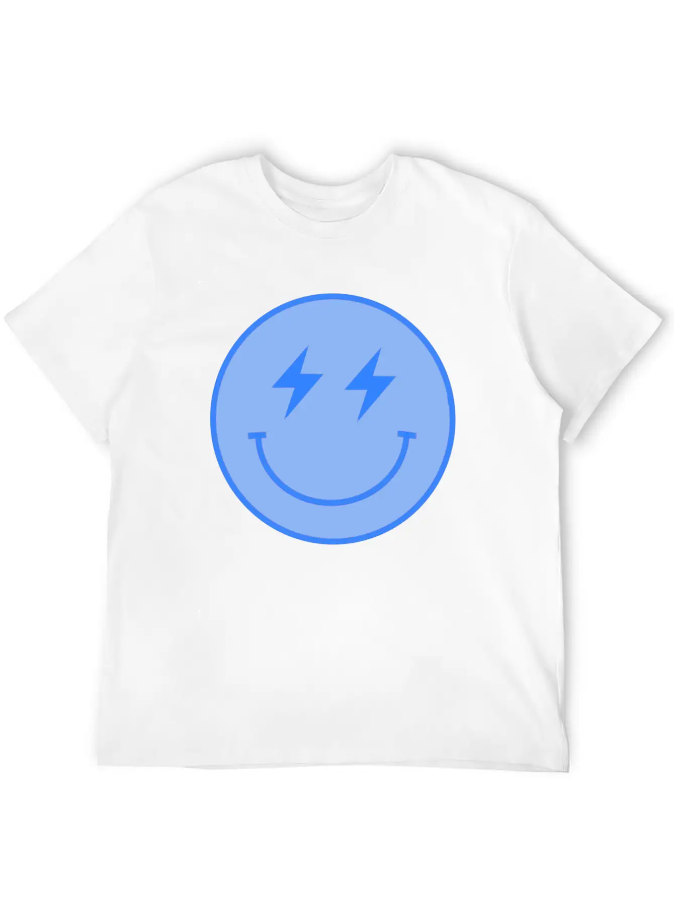 Lightning Blue Unisex Casual T-Shirt – Clean Design For Daily Comfort