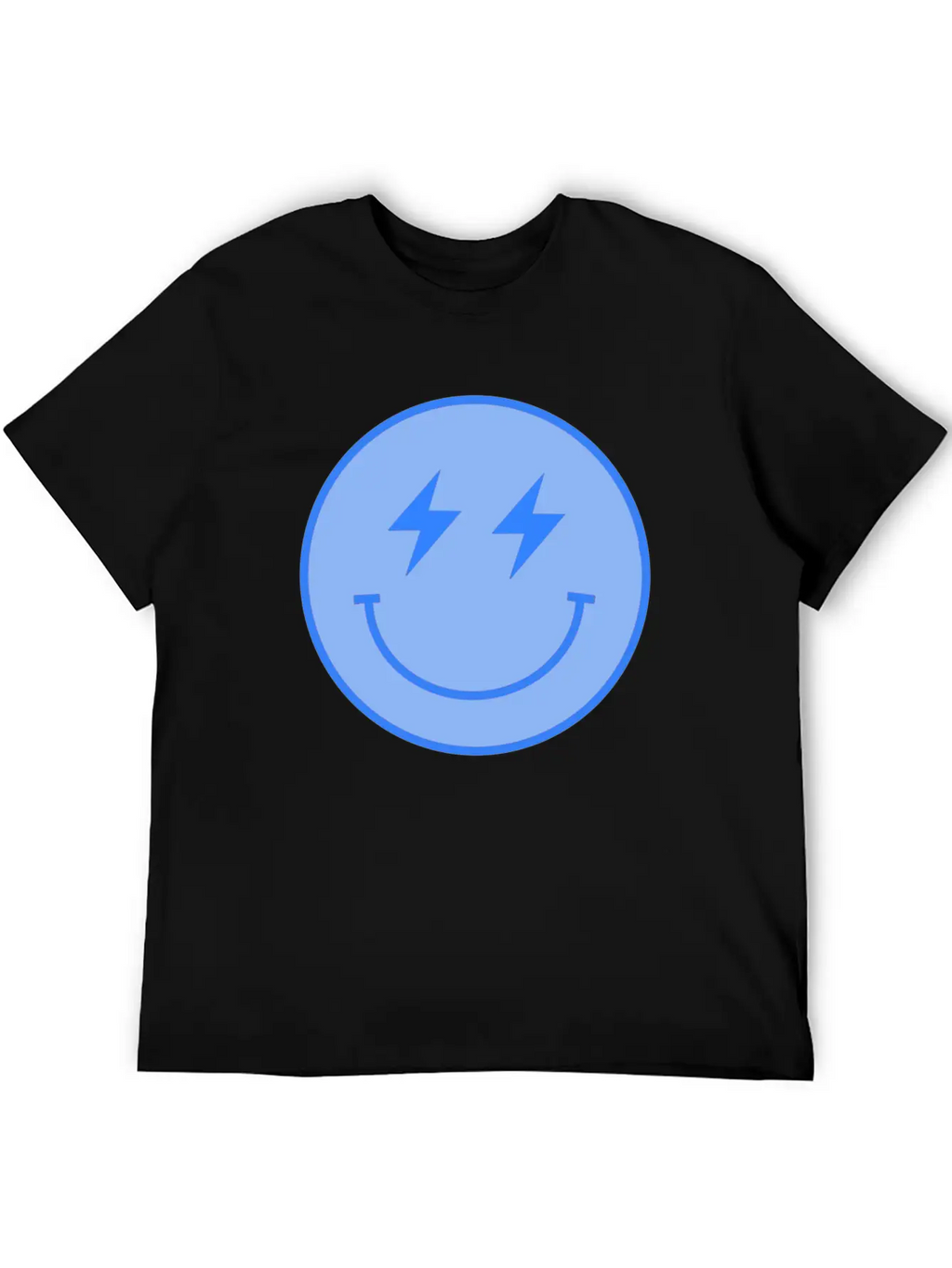 Lightning Blue Unisex Casual T-Shirt – Clean Design For Daily Comfort