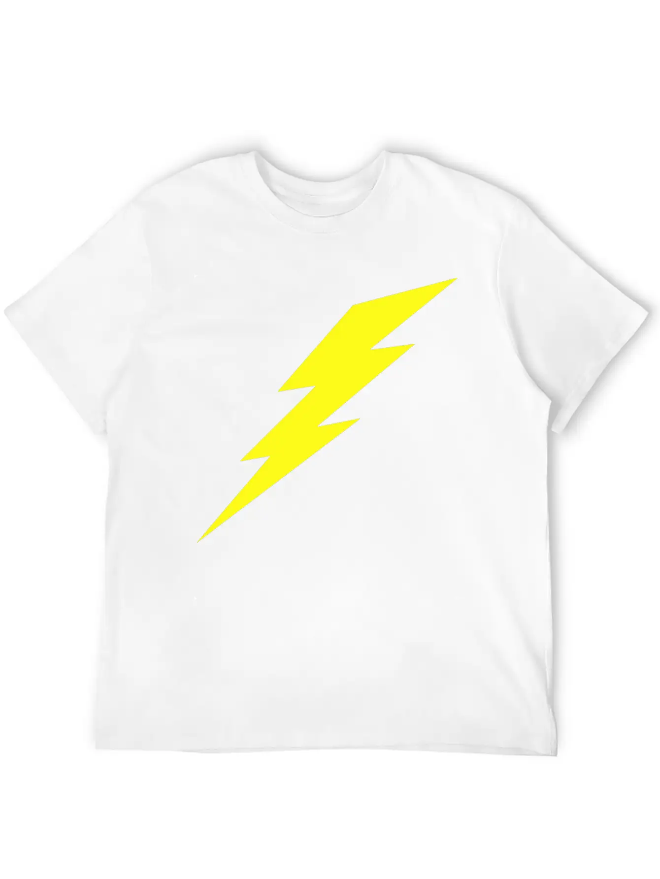 Lightning Bolt Breathable Soft Cotton T-Shirt – Timeless Casual Look