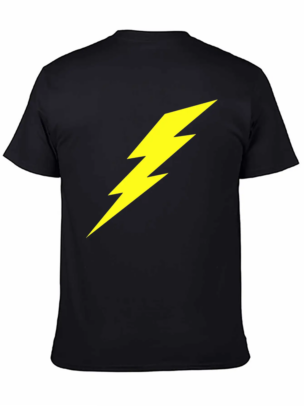 Lightning Bolt Breathable Soft Cotton T-Shirt – Timeless Casual Look