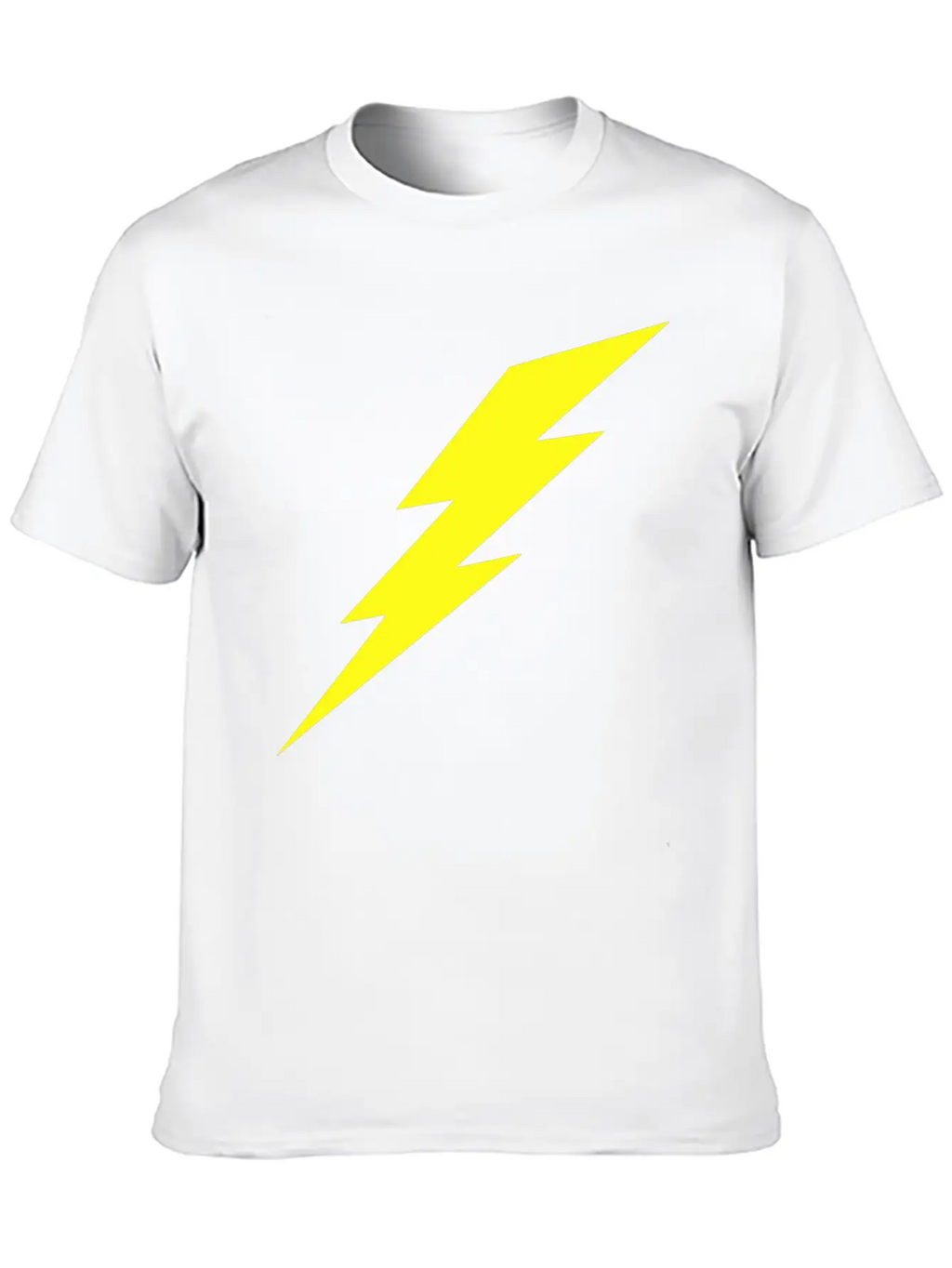 Lightning Bolt Breathable Soft Cotton T-Shirt – Timeless Casual Look