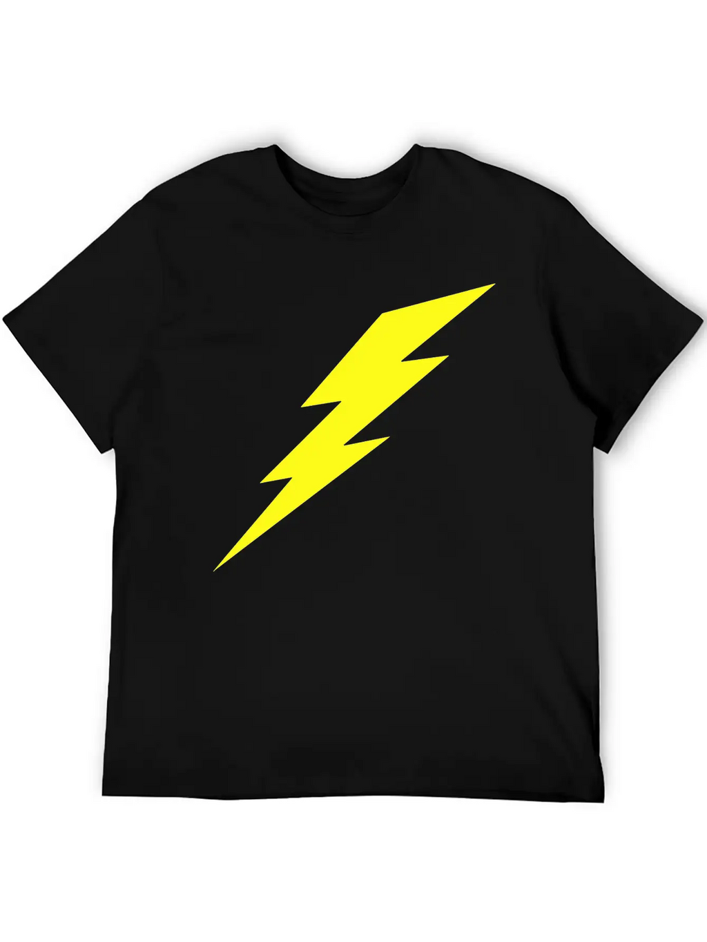 Lightning Bolt Breathable Soft Cotton T-Shirt – Timeless Casual Look