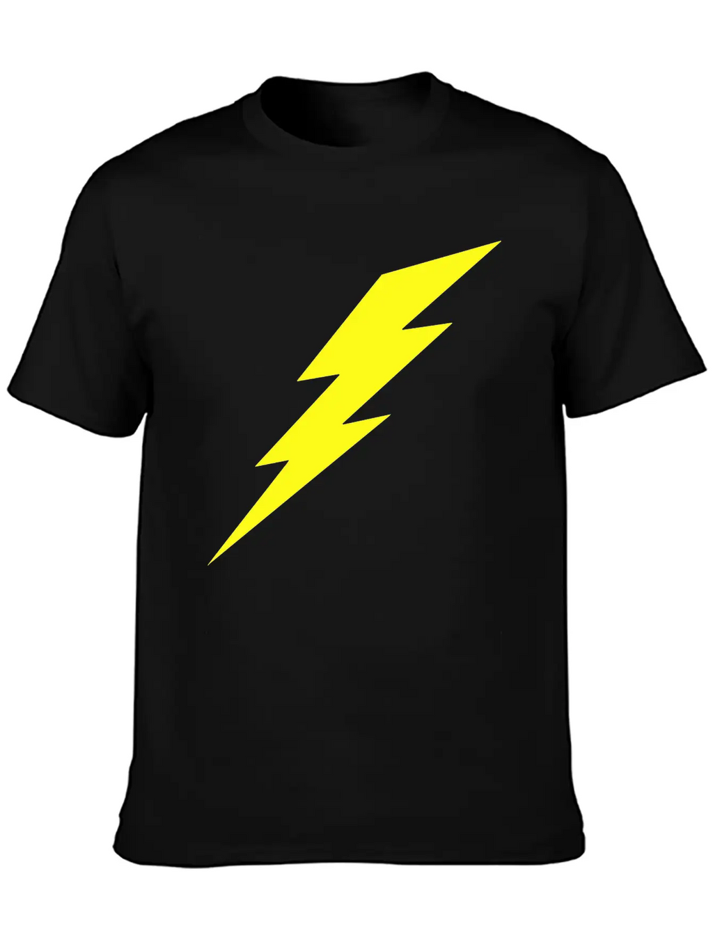 Lightning Bolt Breathable Soft Cotton T-Shirt – Timeless Casual Look