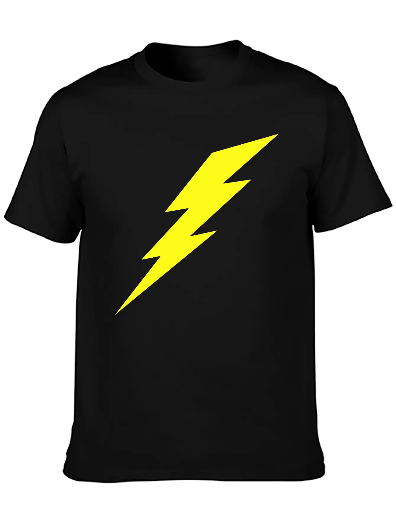 Lightning Bolt Breathable Soft Cotton T-Shirt – Timeless Casual Look