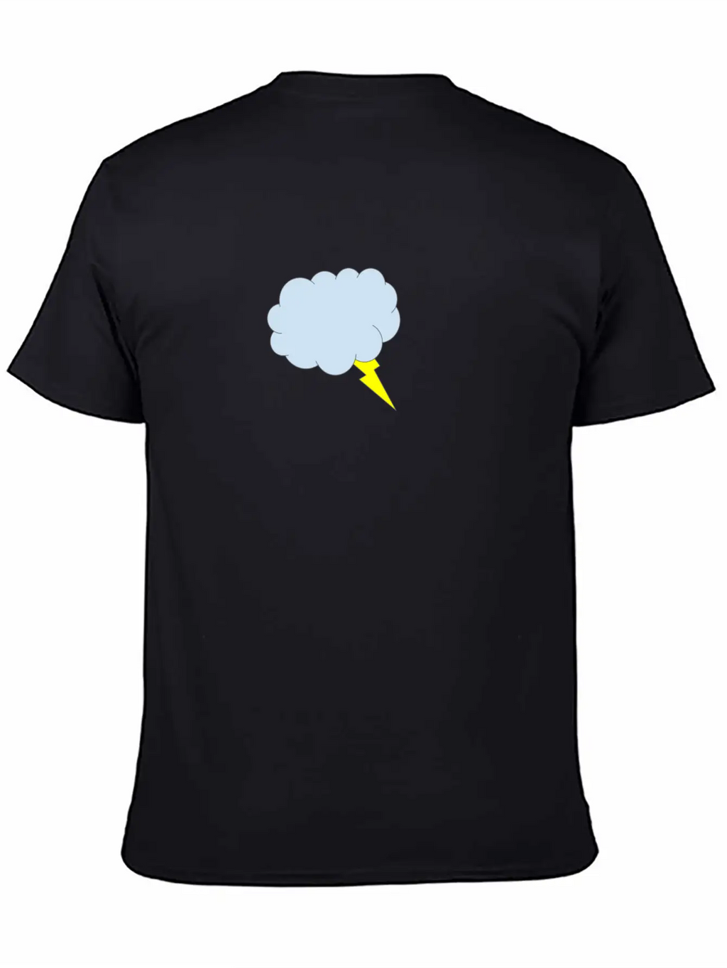Lightning Cloud Breathable Soft Cotton T-Shirt – Timeless Casual Look
