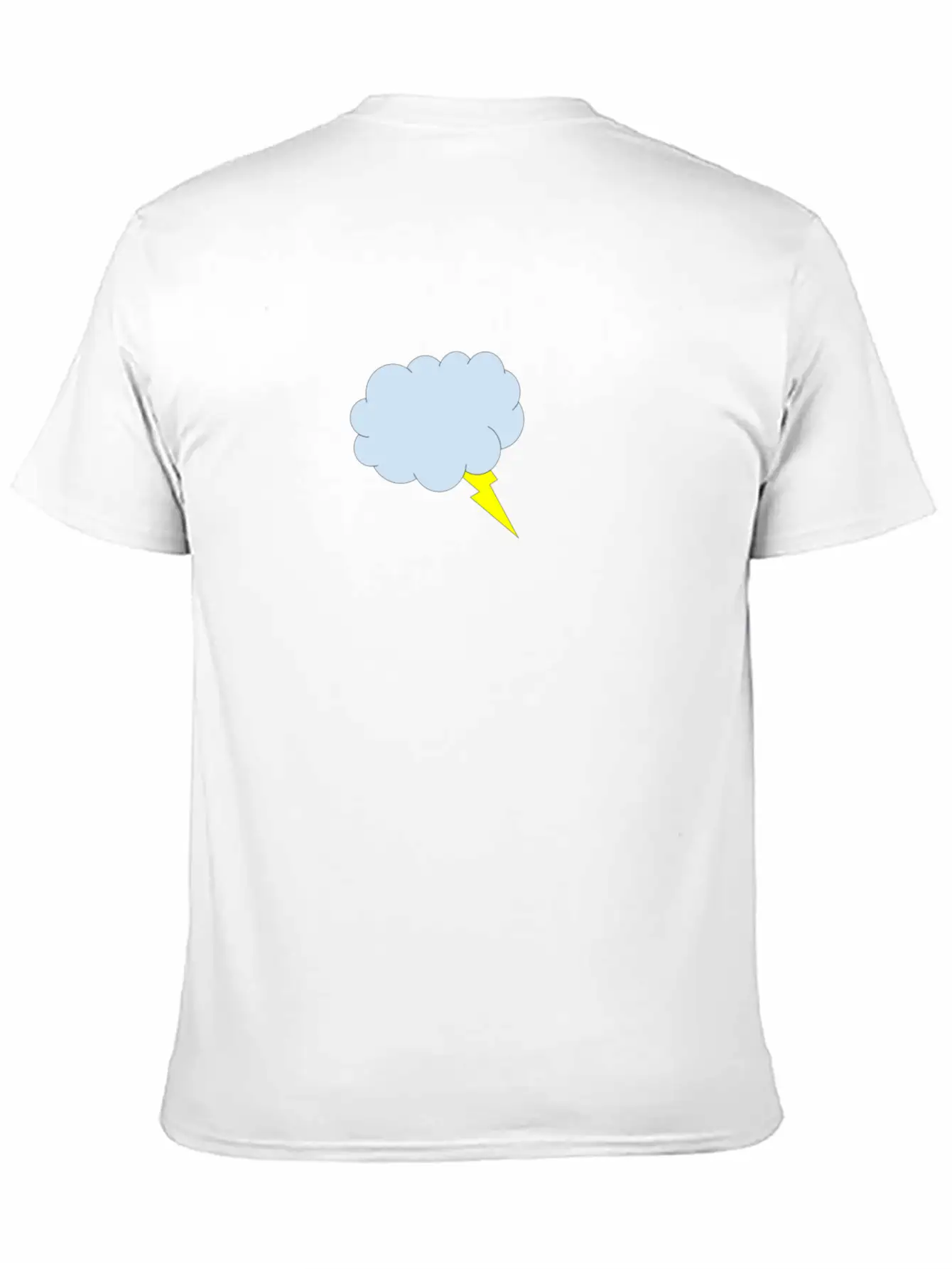 Lightning Cloud Breathable Soft Cotton T-Shirt – Timeless Casual Look
