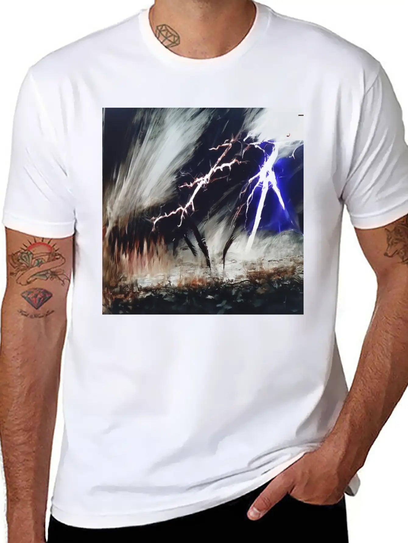Lightnings Rage Modern Fit Casual T-Shirt – Clean And Versatile Design
