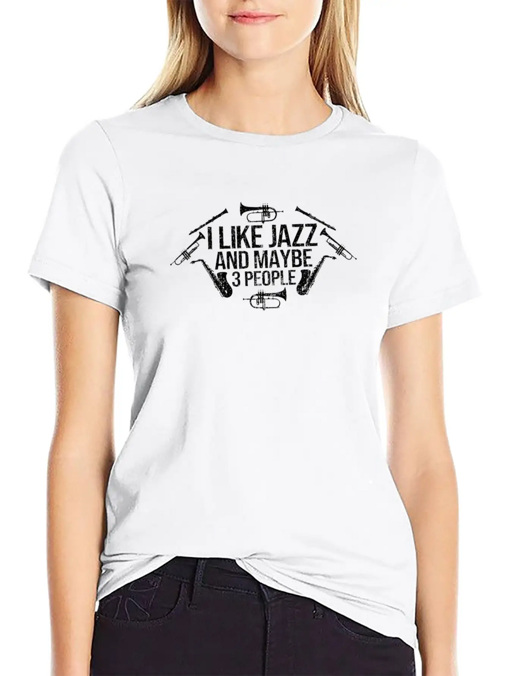 Like Jazz Music Musician Funny Gift Idea Unisex Casual T-Shirt – Clean Design For Daily Comfort