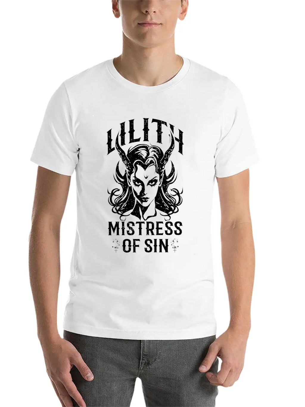 Lilith Demon Gothic Mythology Folklore Satanic Classic Cotton Tee – Unisex Comfort For Any Season