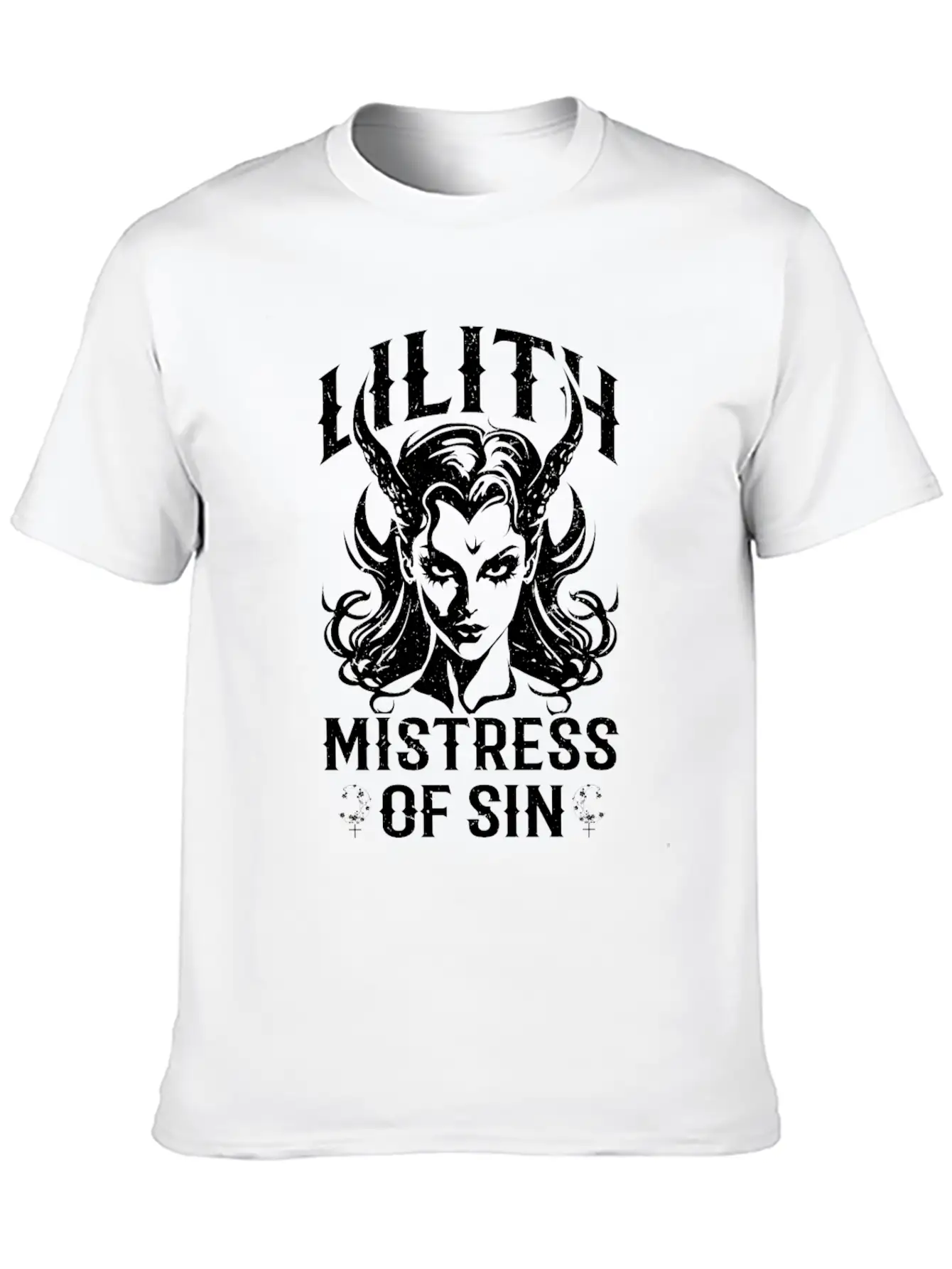 Lilith Demon Gothic Mythology Folklore Satanic Classic Cotton Tee – Unisex Comfort For Any Season