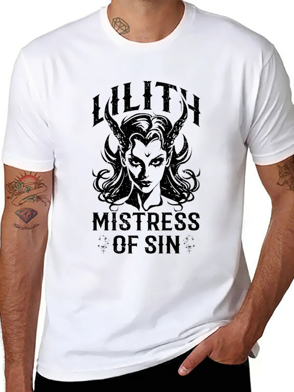 Lilith Demon Gothic Mythology Folklore Satanic Classic Cotton Tee – Unisex Comfort For Any Season
