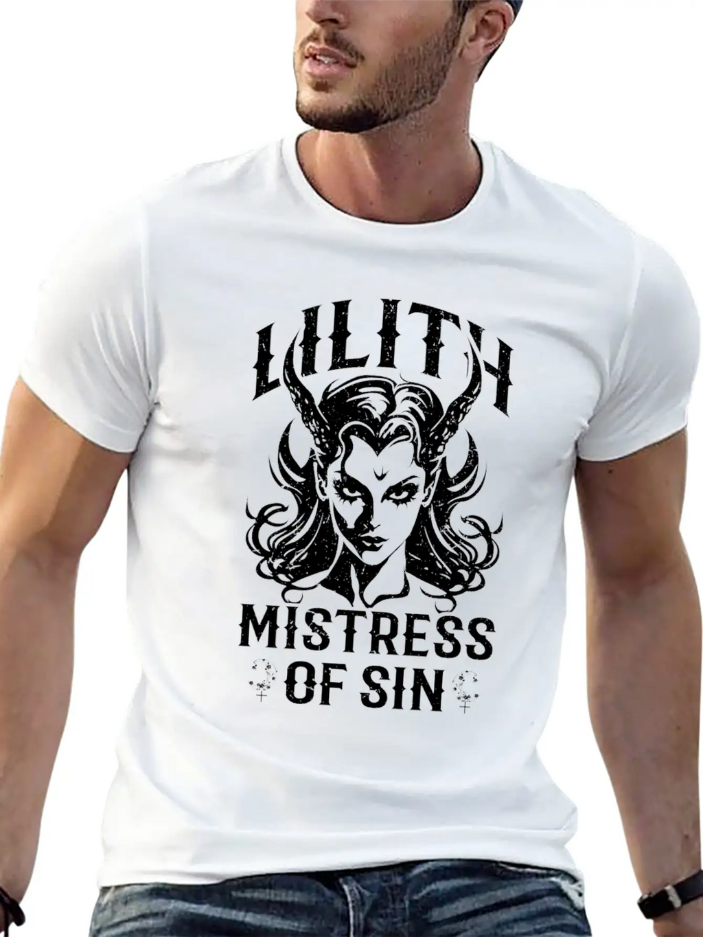Lilith Demon Gothic Mythology Folklore Satanic Classic Cotton Tee – Unisex Comfort For Any Season