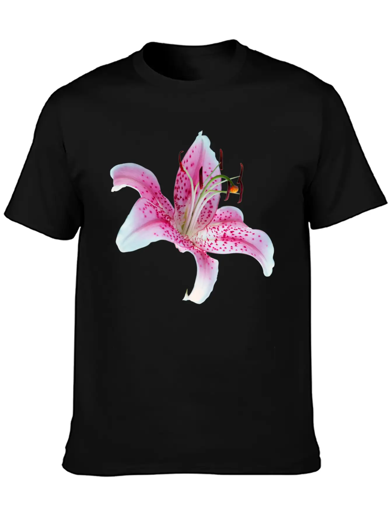 Lilly Flower Orchid Relaxed Everyday Tee – Lightweight And Durable Cotton