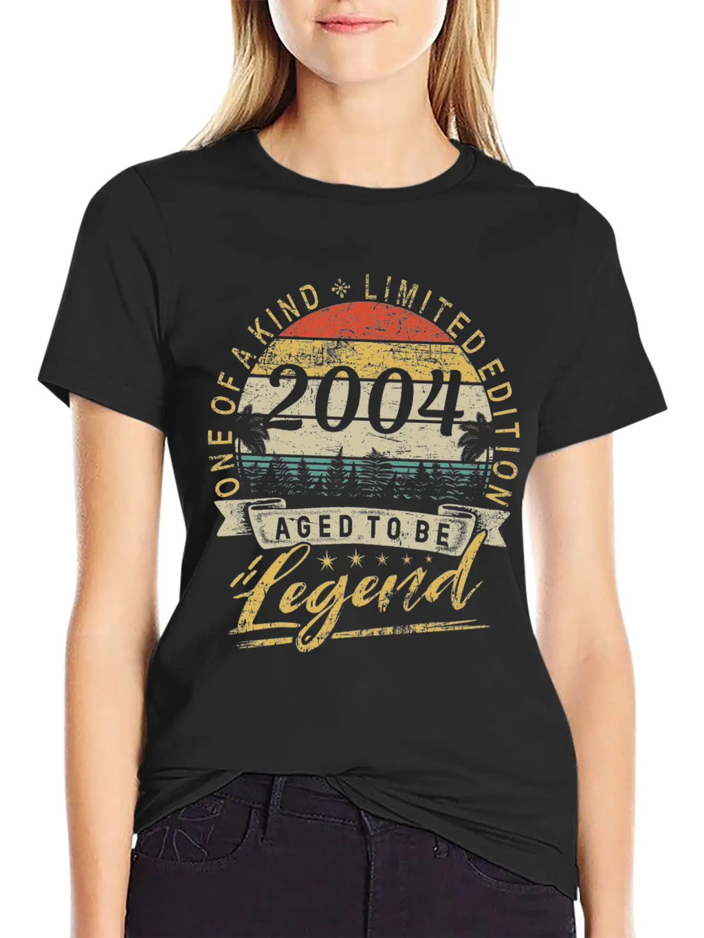 Limited Edition Year 2004 Birthday Retro Stylish Everyday T-Shirt – Unisex Basic Cotton Tee