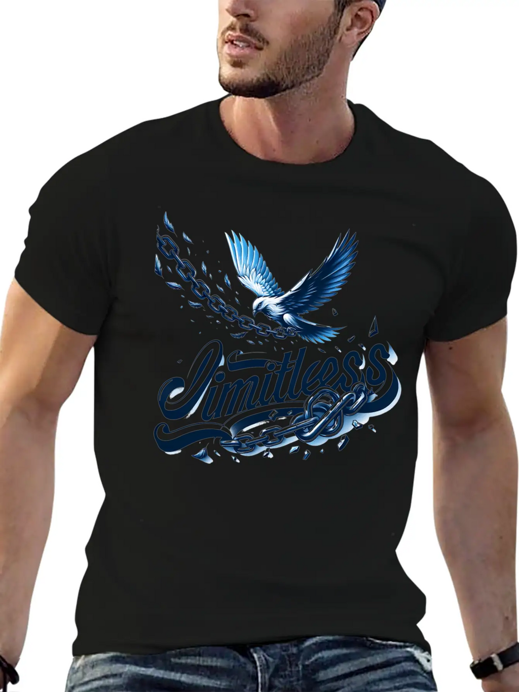 Limitless Freedom Classic Cotton Tee – Unisex Comfort For Any Season