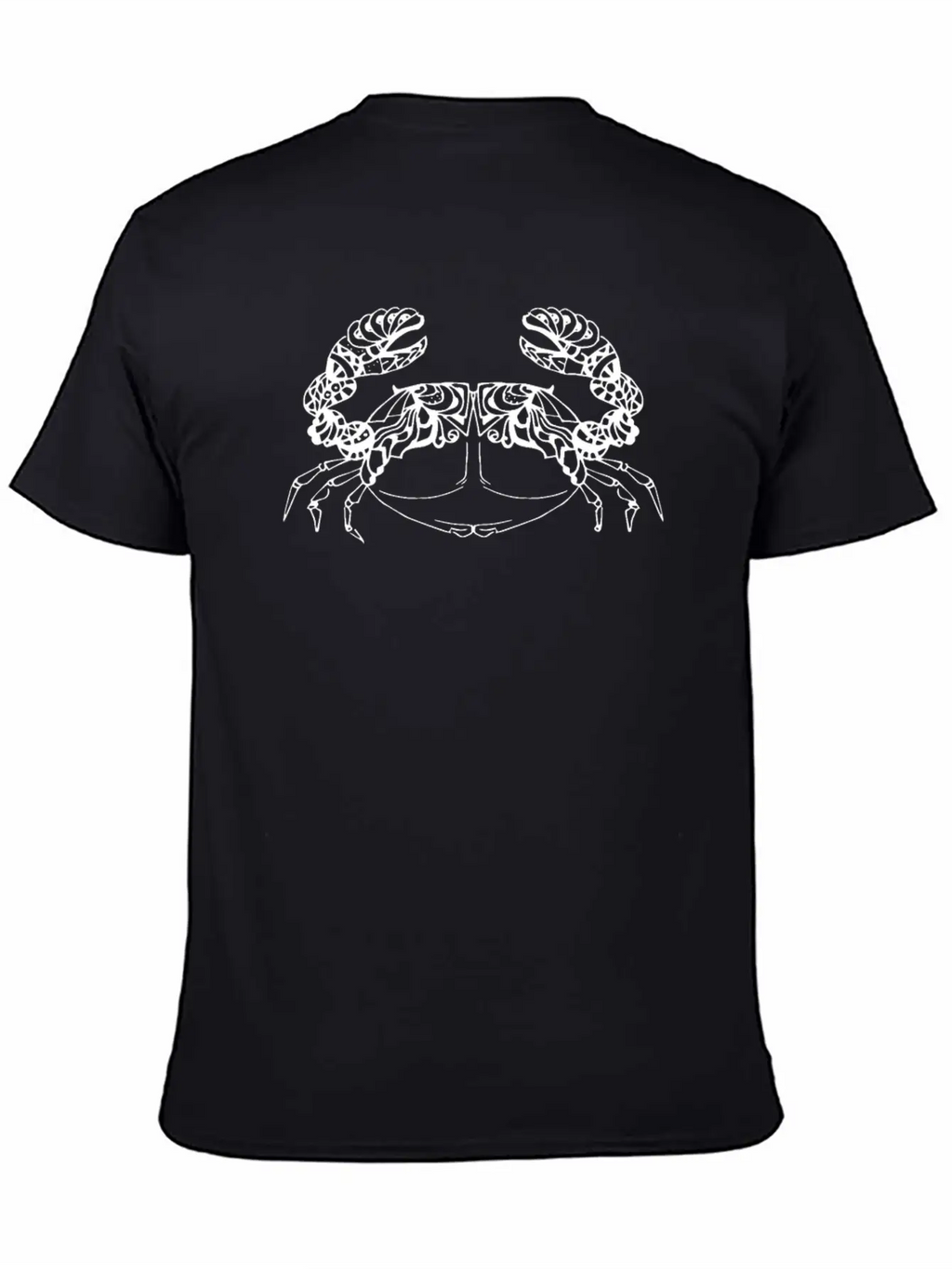 Line Art Mandala Crab Gift Relaxed Everyday Tee – Lightweight And Durable Cotton