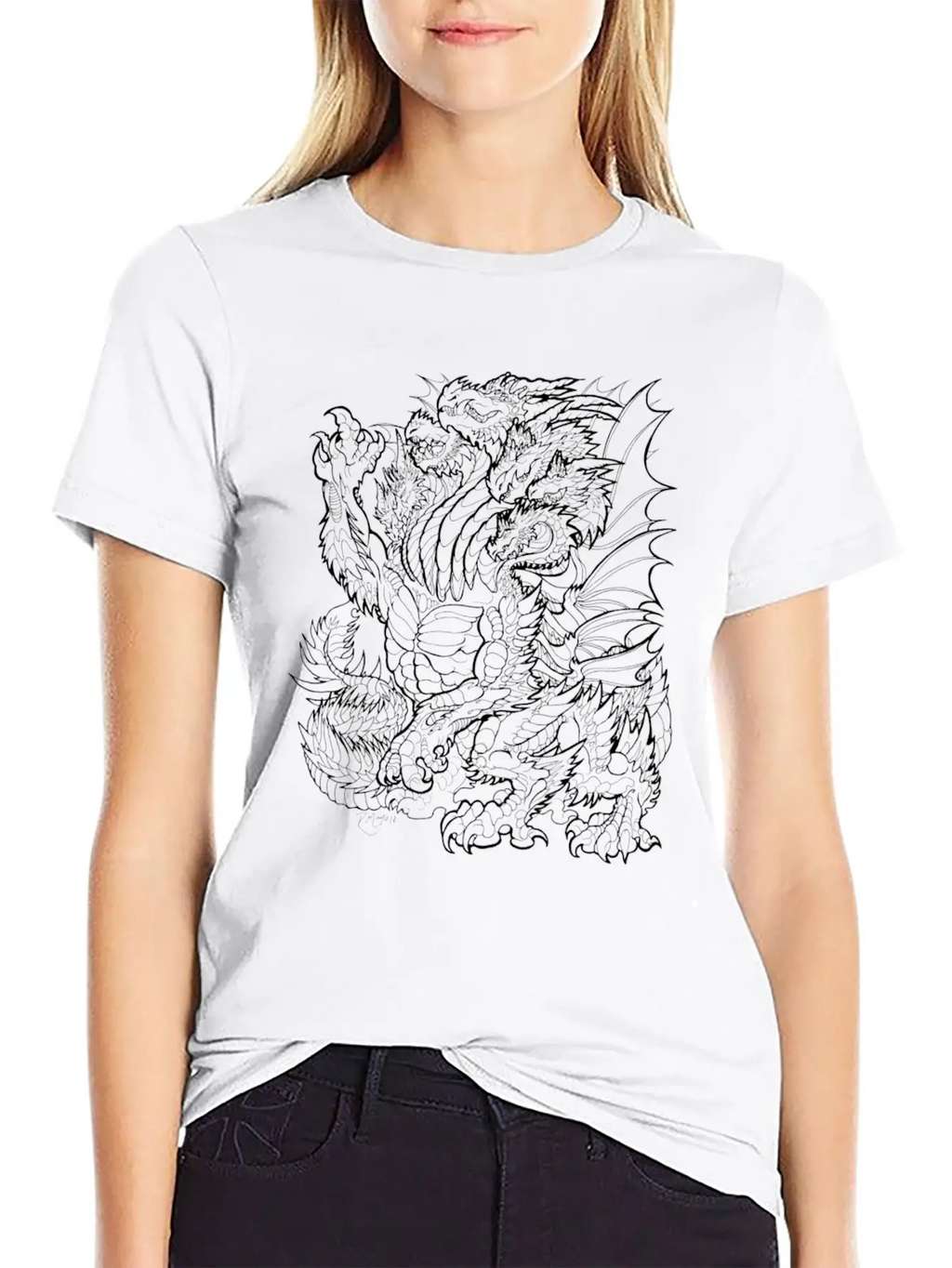 Line Art Stylish Everyday T-Shirt – Unisex Basic Cotton Tee