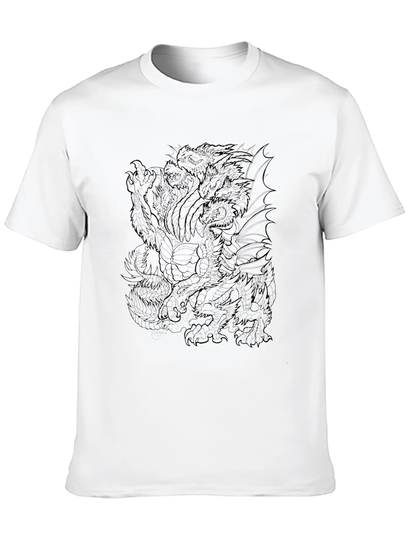Line Art Stylish Everyday T-Shirt – Unisex Basic Cotton Tee