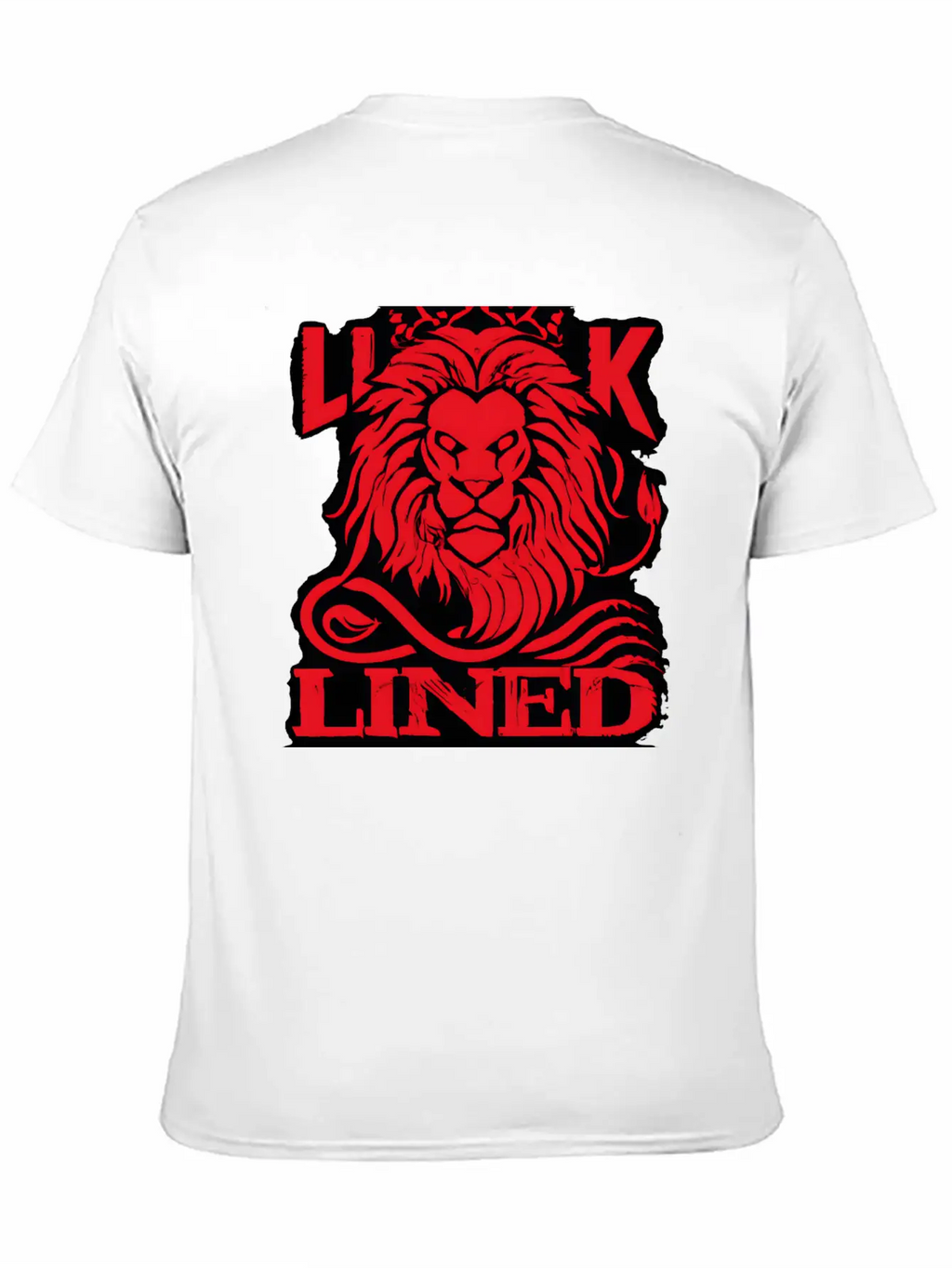 LINED LION Relaxed Everyday Tee – Lightweight And Durable Cotton