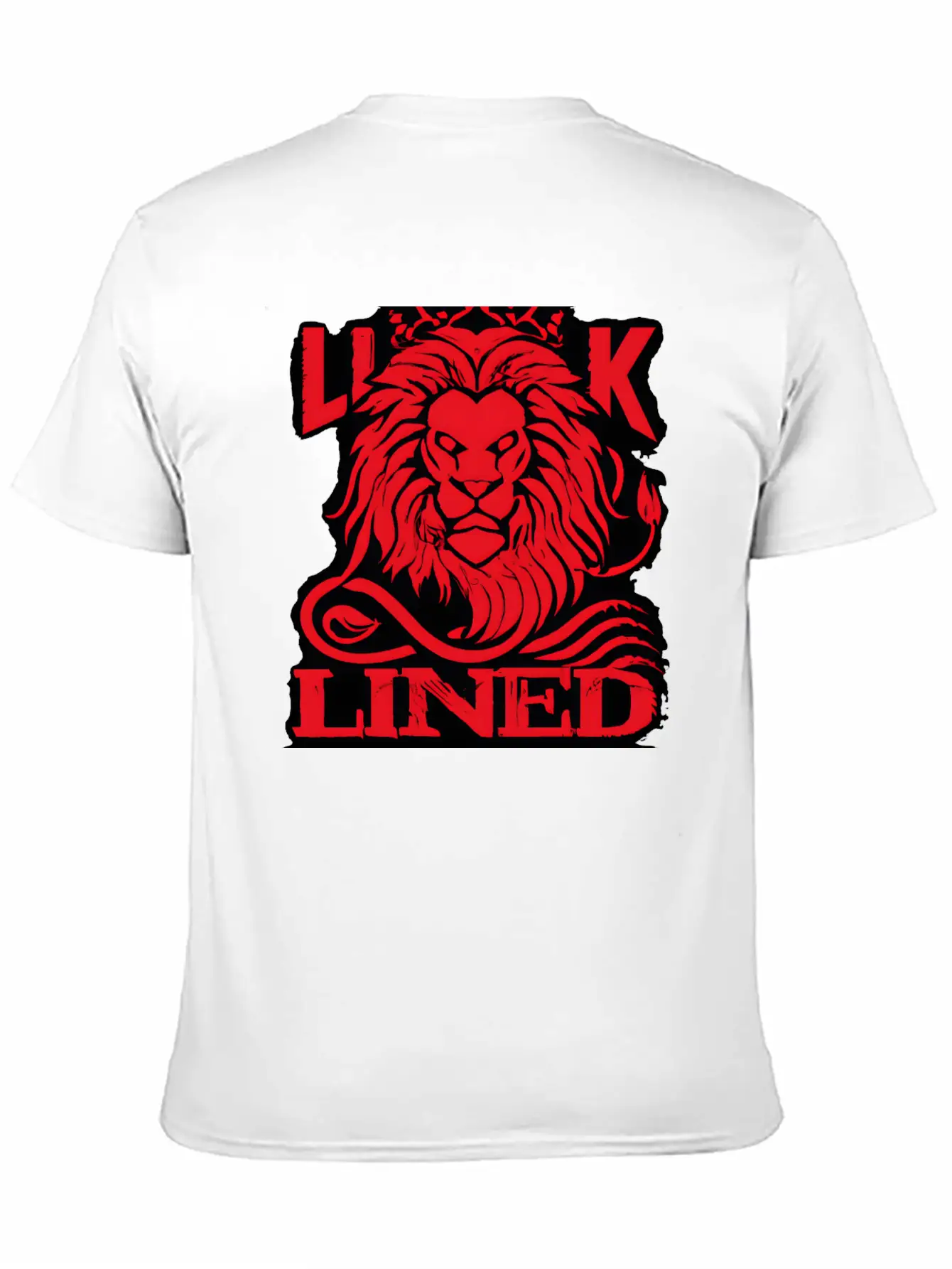 LINED LION Relaxed Everyday Tee – Lightweight And Durable Cotton