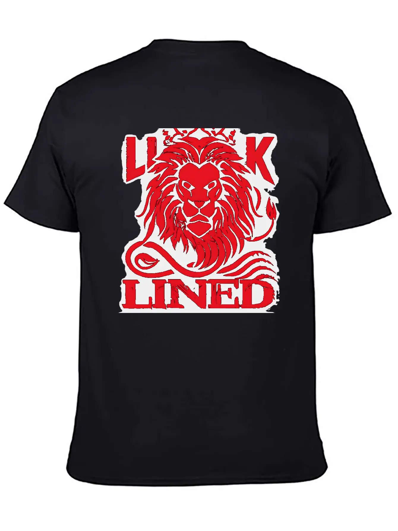 LINED LION Relaxed Everyday Tee – Lightweight And Durable Cotton