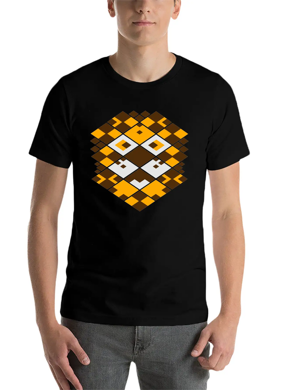 Lion Abstract Timeless Short Sleeve Tee – Comfy And Minimalist Design