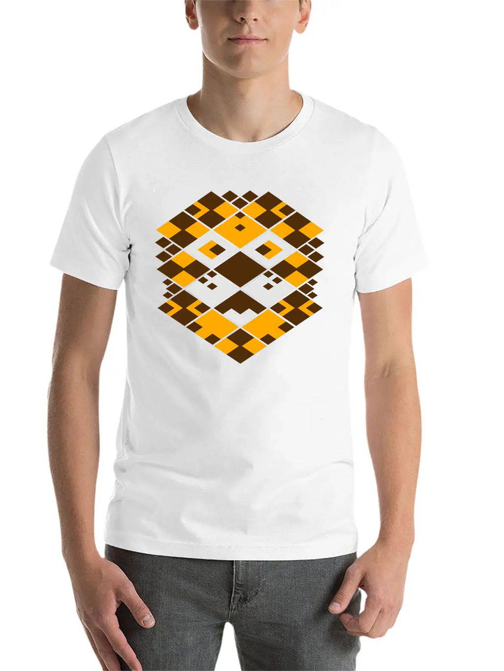 Lion Abstract Timeless Short Sleeve Tee – Comfy And Minimalist Design